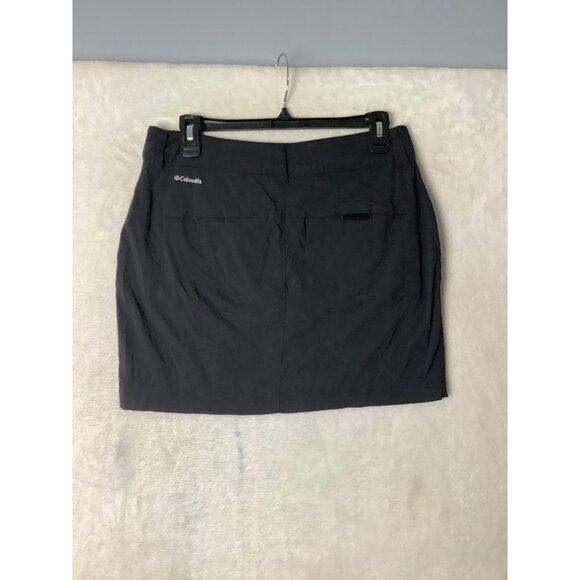 Columbia Omni-Shield Saturday Trail Hiking Skort Women 4 Black Water Repellant - Picture 7 of 10